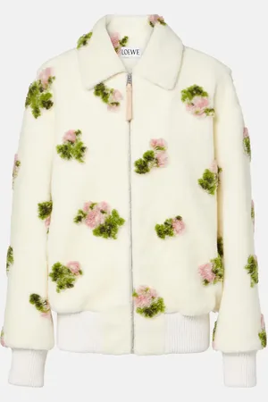 Loewe Floral fleece jacket
