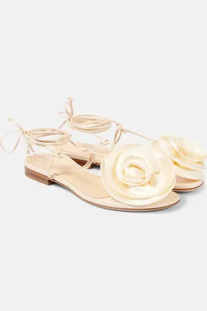 MAGDA BUTRYM Floral leather sandals