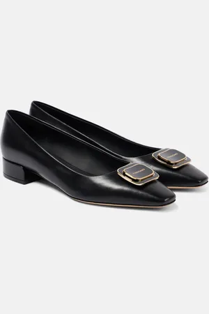 Salvatore Ferragamo Venera 20 leather ballet flats