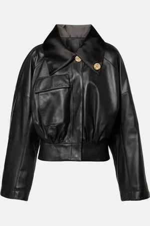 Givenchy Cropped leather jacket