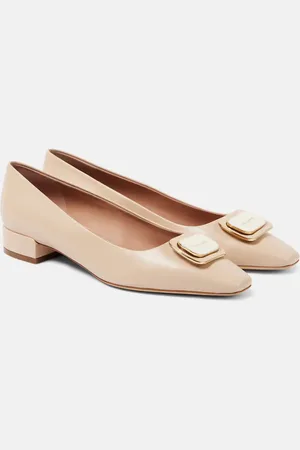 Salvatore Ferragamo Venera 20 leather ballet flats