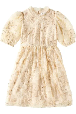 Self-Portrait Sequined tulle dress