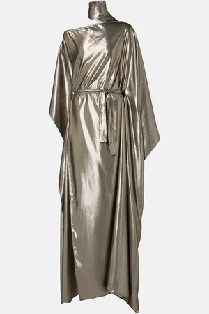‎Taller Marmo‎ Taylor Seventies silk-blend lamÃ© kaftan