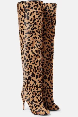 Alaïa AlaÃ¯a Decollete 90 calf hair over-the-knee boots