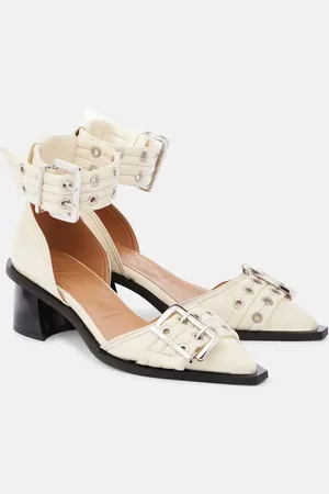 Ganni Faux leather pumps