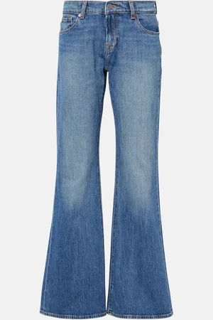 7 for all Mankind Mankind high-rise flared jeans