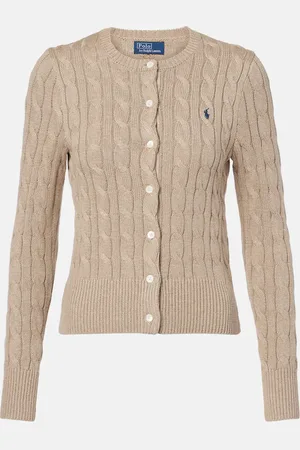 Ralph Lauren Cable-knit cotton cardigan