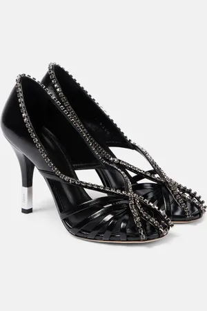 Chloé ChloÃ© Leonie embellished leather pumps