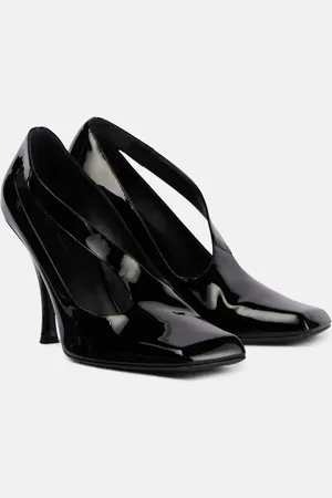 Khaite Eva 100 cutout patent leather pumps