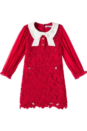 Self-Portrait Bow lace dress