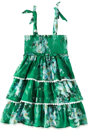 ZIMMERMANN Everley tiered floral cotton dress