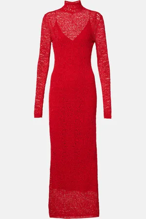 GABRIELA HEARST Lethe pointelle wool and silk maxi dress