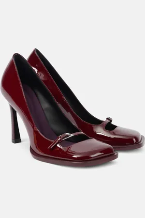 The Attico Mia 95 patent leather pumps