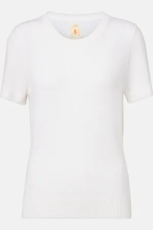 Jardin des Orangers Knitted cashmere T-shirt