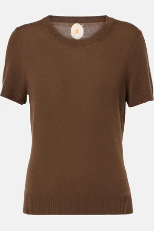Jardin des Orangers Knitted cashmere T-shirt