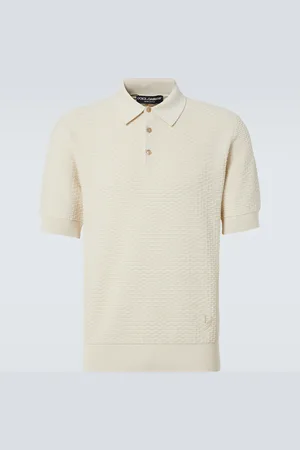 Dolce & Gabbana DG knitted cotton polo shirt