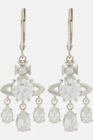Vivienne Westwood Joaquina Orb embellished drop earrings