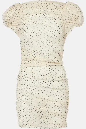 MAGDA BUTRYM Polka-dot silk-blend minidress