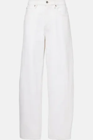 Frame Low Slung barrel-leg jeans