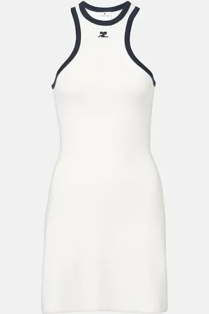 Courrèges CourrÃ¨ges Scuba cotton jersey minidress