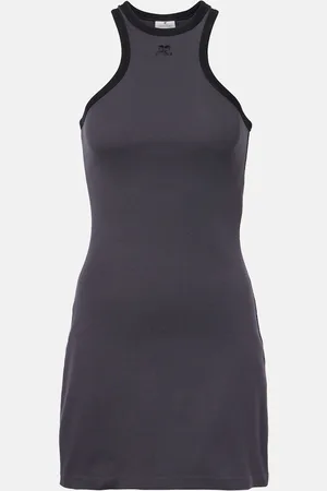 Courrèges CourrÃ¨ges Scuba cotton jersey minidress