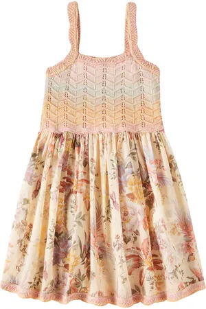 ZIMMERMANN Tallow floral cotton-blend dress