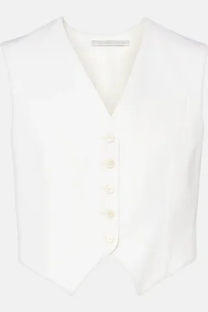 Stella McCartney Cropped wool vest