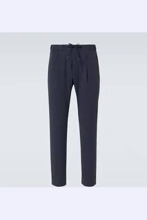 HERNO Drawstring straight pants