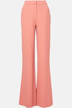 Elie saab High-rise cady flared pants