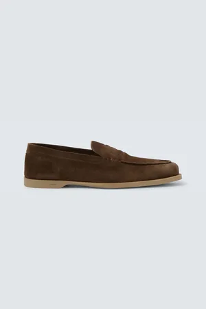 JOHN LOBB Pace suede loafers