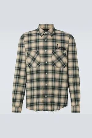 AMIRI Cotton flannel shirt
