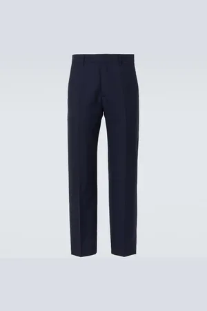 Ami Virgin wool canvas straight pants