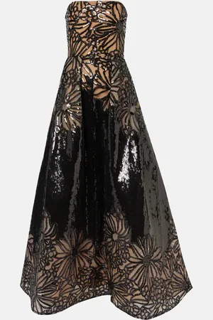 Elie saab Floral sequined gown