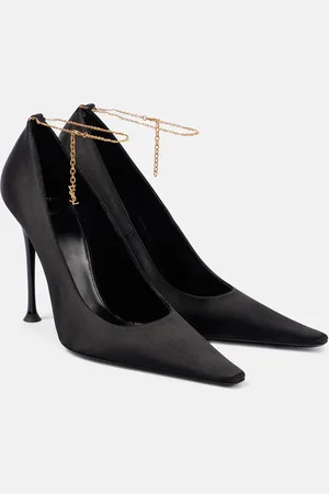 Saint Laurent RÃ©gine 110 chain-detail pumps