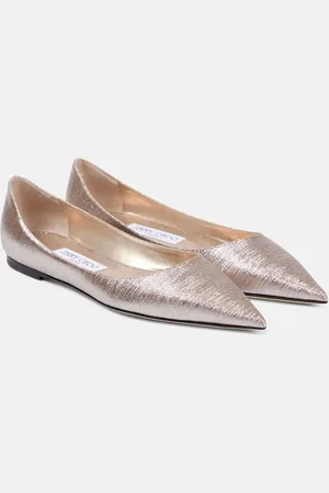 Jimmy Choo Love glitter ballet flats
