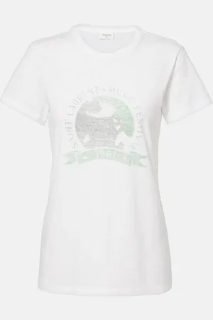 Saint Laurent Music Festival cotton jersey T-shirt