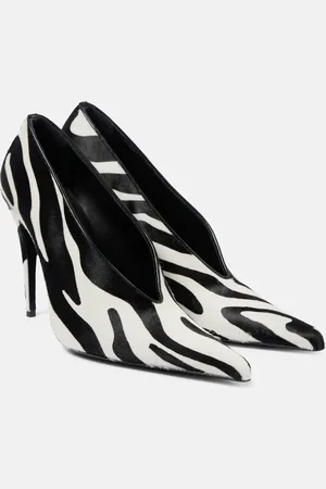 MAGDA BUTRYM Zebra-print leather pumps