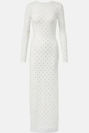 Paco rabanne Bridal crystal-embellished maxi dress