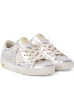 Golden Goose Super-Star metallic leather sneakers