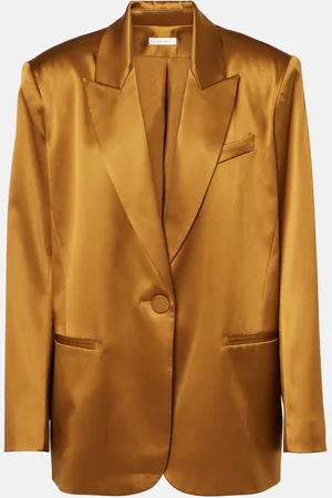 The Sei Oversized silk satin blazer