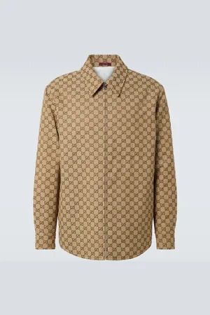 Gucci GG canvas cotton-blend overshirt