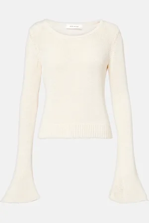 AYA MUSE Sei cotton-blend top