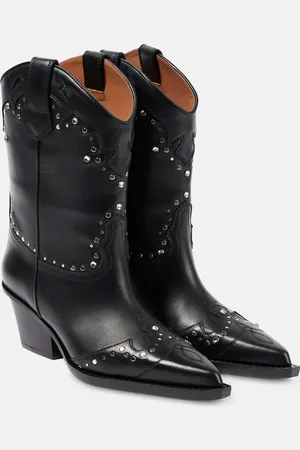 PARIS TEXAS Janice 60 studded leather cowboy boots