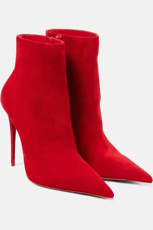 Christian Louboutin Kate Max 100 suede ankle boots
