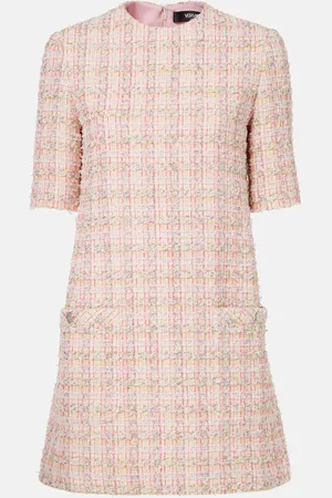 VERSACE Tweed minidress