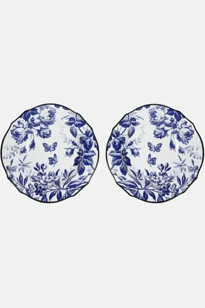 Gucci Herbarium set of 2 porcelain soup bowls
