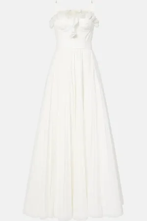Giambattista Valli Ruffled cotton maxi dress