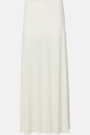 Jil Sander CrÃªpe midi skirt