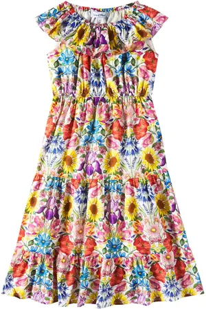 Tartine Et Chocolat Floral cotton dress