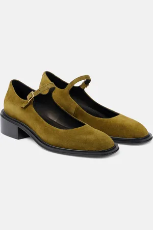 Souliers Martinez Penelope suede ballet flats